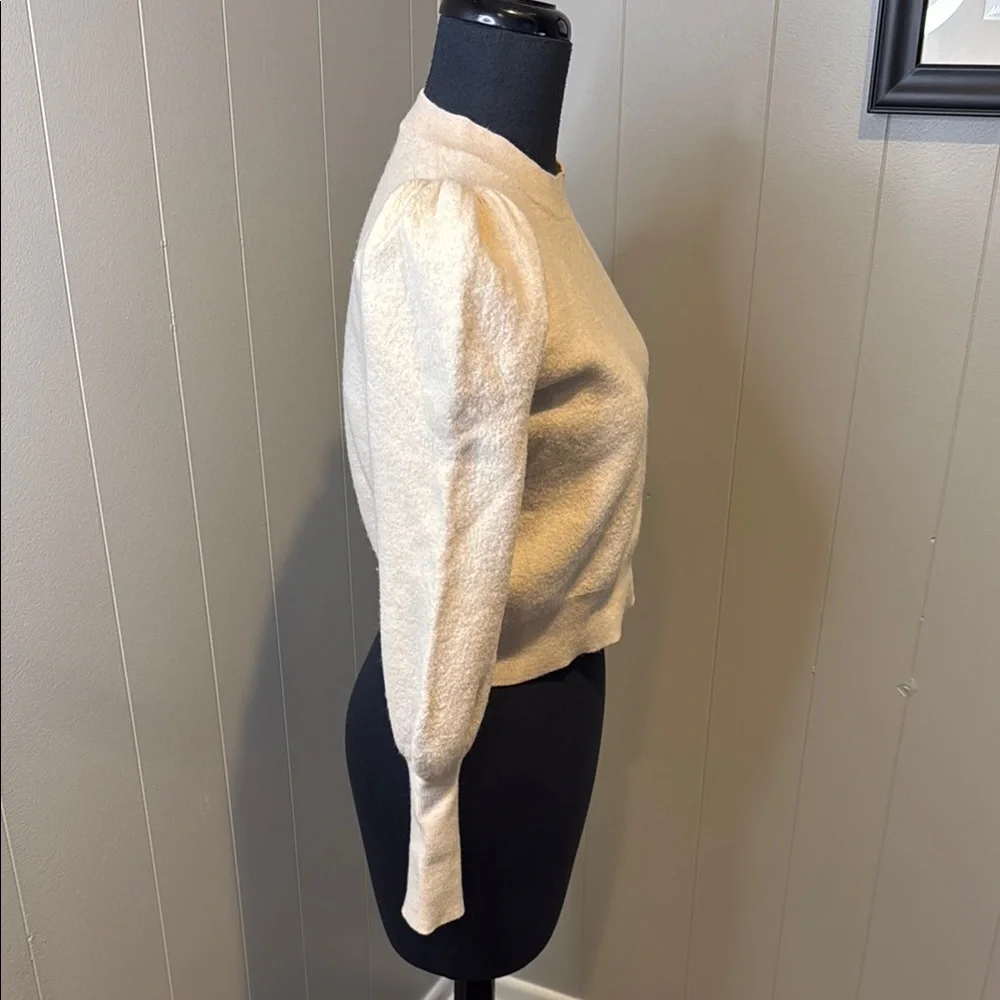 Ulla Johnson Cream Crew Neck Sweater - Picture 3 of 6